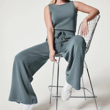 Maxine Wide Leg Pants Romper